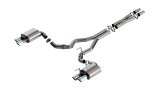 Borla 2024 Ford Mustang GT 5.0L V8 w/ Active Exhaust ATAK Cat-Back Exhaust System - Black Chrome thumbnail 6