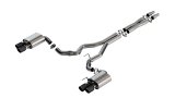 Borla 2024 Ford Mustang GT 5.0L V8 w/ Active Exhaust ATAK Cat-Back Exhaust System - Carbon Fiber thumbnail 2