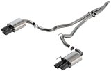 Borla 2024 Ford Mustang Ecoboost 2.3L ATAK Catback Exhaust Black Chrome w/ Quad Tip - Non-Active thumbnail 1