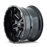 ION Type 141 20x9 / 5x127 BP / 0mm Offset / 87mm Hub Gloss Black Milled Wheel thumbnail 1
