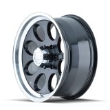 ION Type 171 16x8 / 5x139.7 BP / -5mm Offset / 108mm Hub Black/Machined Wheel thumbnail 4