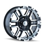 ION Type 179 16x8 / 6x139.7 BP / 10mm Offset / 106mm Hub Black/Machined Wheel thumbnail 3