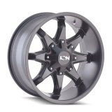 ION Type 181 17x9 / 5x114.3 BP / -12mm Offset / 87mm Hub Satin Black/Milled Spokes Wheel thumbnail 1