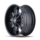 ION Type 181 17x9 / 5x114.3 BP / -12mm Offset / 87mm Hub Satin Black/Milled Spokes Wheel thumbnail 4