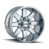 ION 141 20x9 / 8x165.1 BP / 0mm Offset / 130.8mm Hub Chrome Wheel thumbnail 3