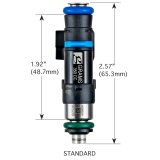 Grams Performance Universal 350cc Standard EV14 Fuel Injector 48mm L/14mm T/14mm B - Single thumbnail 2