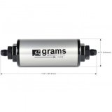 Grams Performance 100 Micron -10AN Fuel Filter thumbnail 1