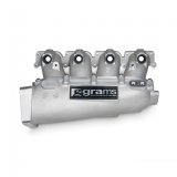 Grams Performance VW MK4 Large Port Intake Manifold - Raw Aluminum thumbnail 2
