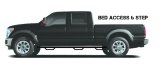 N-Fab Podium LG 15.5-19 Dodge RAM 1500 Crew Cab 6.4ft Bed - Bed Access - Tex. Black - 3in thumbnail 4
