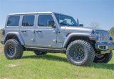 N-Fab RKR Rails 2019 Jeep Wrangler JT 4DR Truck Full Length - Tex. Black - 1.75in thumbnail 6