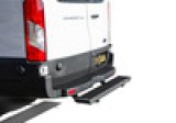 N-Fab Growler Fleet 2019 Ford Transit Van - Rear Door Step - Tex. Black thumbnail 1