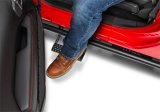 N-Fab 2022 Nissan Frontier CC (All Beds) SRW RKR Rails - Cab Length - 1.75in - Tex. Black thumbnail 1