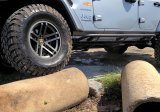 N-Fab Trail Slider Steps 07-17 Jeep Wrangler JK 4dr - SRW - Textured Black thumbnail 4
