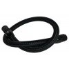 Fleece Performance 94-98 Dodge Cummins 39.5in 12 Valve Coolant Bypass Hose (BLK - Braided) thumbnail 2
