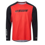 USWE Lera Off-Road Jersey Adult Flame Red - Small thumbnail 1