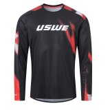 USWE Kalk Off-Road Jersey Adult Flame Red - Small thumbnail 1