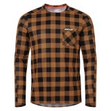 USWE Flannel Long Sleeve Lightweight Off-Road Jersey Bronze - XS thumbnail 2