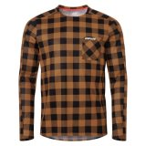 USWE Flannel Long Sleeve Lightweight Off-Road Jersey Bronze - Large thumbnail 3