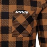USWE Flannel Long Sleeve Lightweight Off-Road Jersey Bronze - Large thumbnail 4