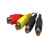 Tazer 15-16 Dodge Challenger/Charger/Durango/14-16 Jeep Grand Cherokee AV Input Cable Kit thumbnail 1