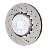 SHW 15-18 BMW M3 3.0L Right Front Cross-Drilled Lightweight Brake Rotor (34112284810) thumbnail 1