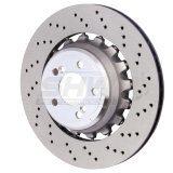 SHW 15-18 BMW X5 M 4.4L Right Rear Cross-Drilled Lightweight Brake Rotor (34212284904) thumbnail 1