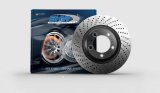 SHW 05-08 Porsche Boxster 2.7L Left Front Cross-Drilled Monobloc Brake Rotor (98735140101) thumbnail 2