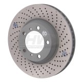 SHW 2012 Porsche 911 Carrera 4GTS 3.8L w/o Ceramics Right Frt Drill-Dimp MB Brake Rotor(99635141004) thumbnail 1