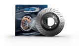 SHW 99-08 Porsche 911 Carrera 3.6L w/o Ceramics Rear Cross-Drilled Monobloc Brake Rotor(99635240104) thumbnail 1