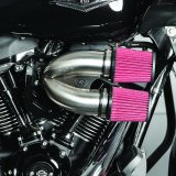 S&S Cycle 17-20 M8 Models Tuned Induction Air Cleaner Kit - Stainless Steel thumbnail 1