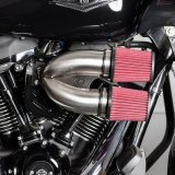 S&S Cycle 17-20 M8 Models Tuned Induction Air Cleaner Kit - Stainless Steel thumbnail 2