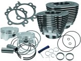S&S Cycle 07-17 BT Models 110in Sidewinder Big Bore Kit - Wrinkle Black thumbnail 1