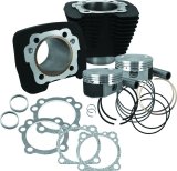 S&S Cycle 86-21 Sportster Models 1250cc Conversion Kit - Wrinkle Black thumbnail 2