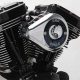 S&S Cycle 01-15 Fuel-Injected Softail Models Stealth Air Cleaner Kit w/ Chrome Mini Teardrop Cover thumbnail 2