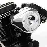 S&S Cycle 01-15 Fuel-Injected Softail Stealth Air Cleaner Kit w/ Chrome Teardrop Cover thumbnail 2