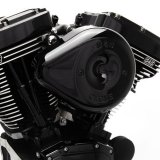 S&S Cycle 07-17 BT Stealth Air Cleaner Kit w/ Black Teardrop Cover thumbnail 1