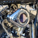 S&S Cycle 08-16 Touring/16-17 Softail Models Stealth Air Stinger Kit w/ Chrome Teardrop thumbnail 1