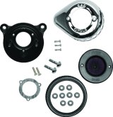 S&S Cycle 08-16 Touring/16-17 Softail Models Stealth Air Stinger Kit w/ Chrome Teardrop thumbnail 2