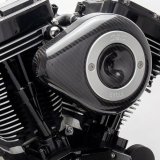 S&S Cycle 2017+ M8 Models Stealth Air Cleaner Kit w/ Carbon Fiber Cover thumbnail 1