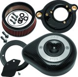 S&S Cycle 2017+ M8 Models Stealth Air Cleaner Kit w/ Carbon Fiber Cover thumbnail 2