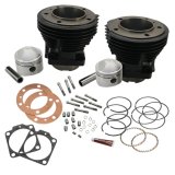 S&S Cycle 66-84 3-7/16in x Up To 4-3/4in Stroke Cylinder Kit - Gloss Black thumbnail 1