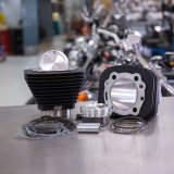 S&S Cycle 86-19 Sportster Models 883 to 1200cc Conversion Kit - Wrinkle Black thumbnail 2