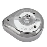S&S Cycle Teardrop Chrome Air Cleaner Cover For S&S Super E/G Carbs thumbnail 2