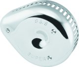 S&S Cycle Slasher Slotted Air Cleaner Cover For Super E/G Carbs - Chrome thumbnail 1