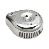 S&S Cycle Slasher Slotted Air Cleaner Cover For Super E/G Carbs - Chrome thumbnail 2