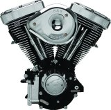 S&S Cycle 84-98 Carbureted Non-Catalyst BT V80R Complete Assembled Engine - Black Finish thumbnail 1