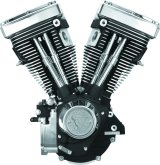 S&S Cycle 84-99 BT V80 Long Block Engine - Wrinkle Black thumbnail 1