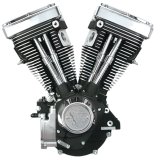 S&S Cycle 84-99 BT V80 Long Block Engine - Wrinkle Black thumbnail 2