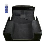 Rugged Ridge Deluxe Carpet Kit w/ Adhesive Gray 76-95 Jeep CJ &Jeep Wrangler YJ thumbnail 1