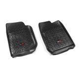 Rugged Ridge Floor Liner Front Black 2007-2018 Jeep Wrangler Unlimited JK 4 Dr thumbnail 2